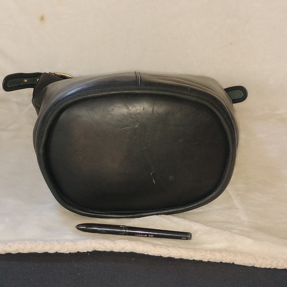 VINTAGE COACH large weekender in black leather. - Picture 6 of 10